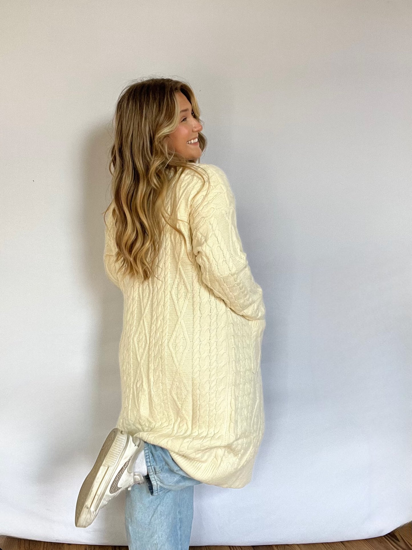 Knitted Long Cardigan