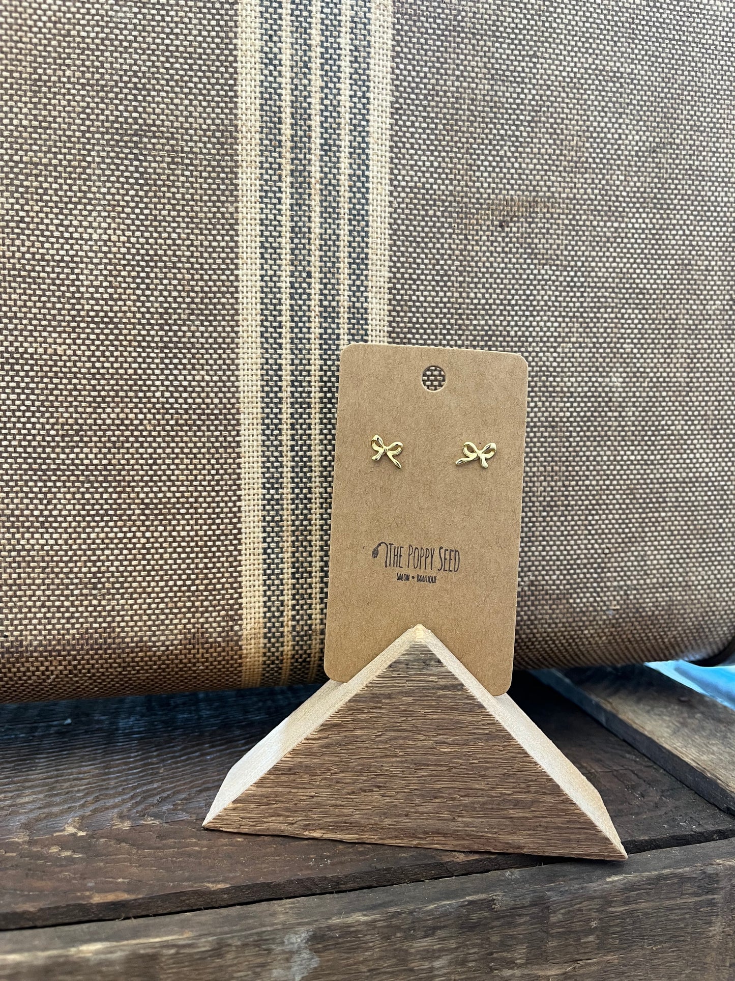 Bow Stud Earrings
