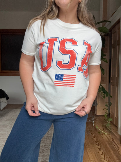 Z-Supply Flag Boyfriend Tee