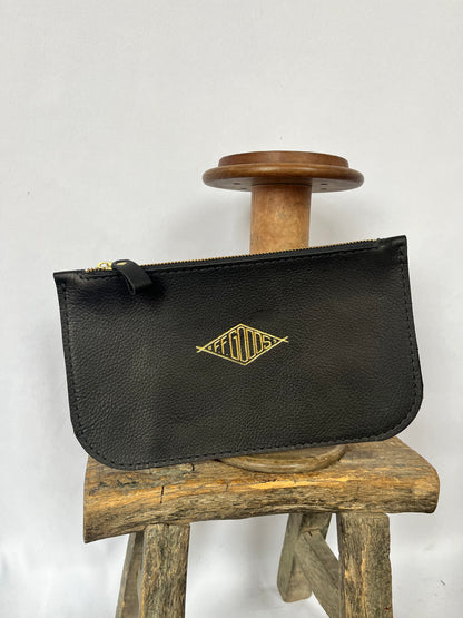 Finns Fickle Goods Leather Clutch