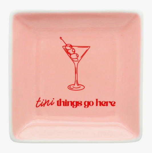 Tini Things Go Here Trinket Tray