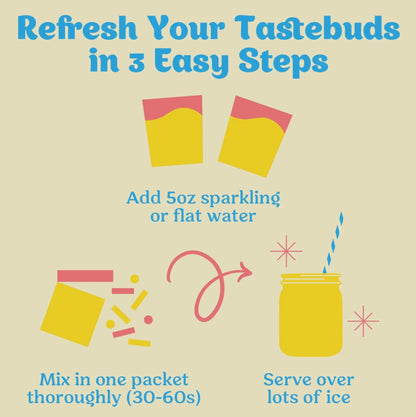 Lemonade Variety Pack Cocktail Mixers - 6 serving Multipack