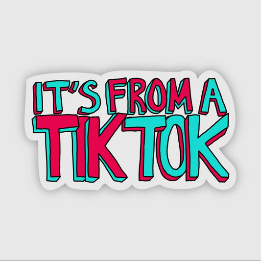 From A TikTok Sticker