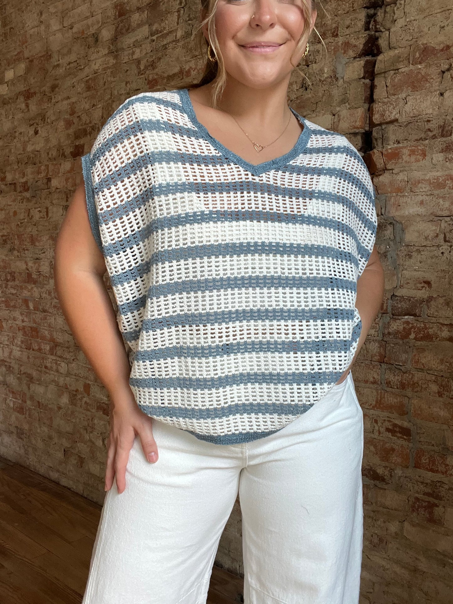 Oversized Knitted Top