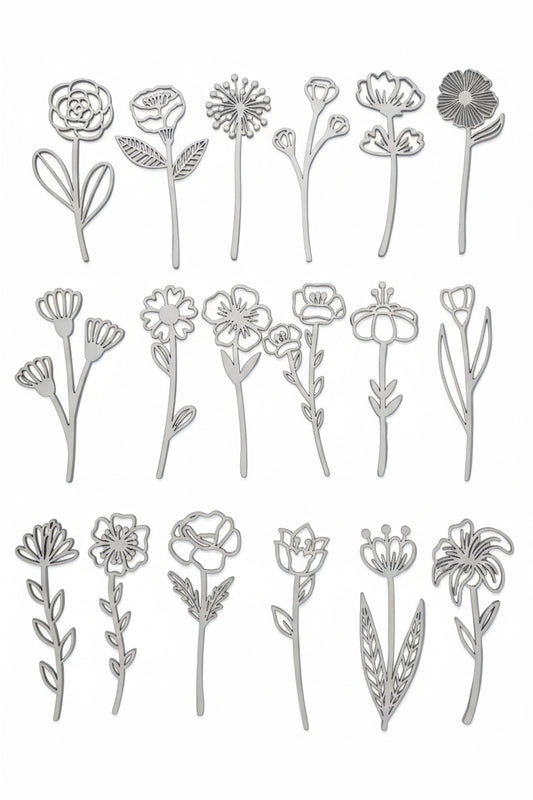 Small Wooden Wildflower Reeds