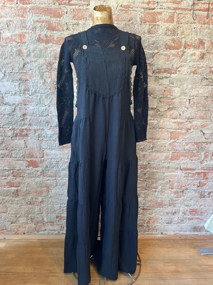Tiered Button Overalls