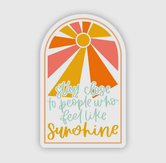 Feel Like Sunshine Sticker