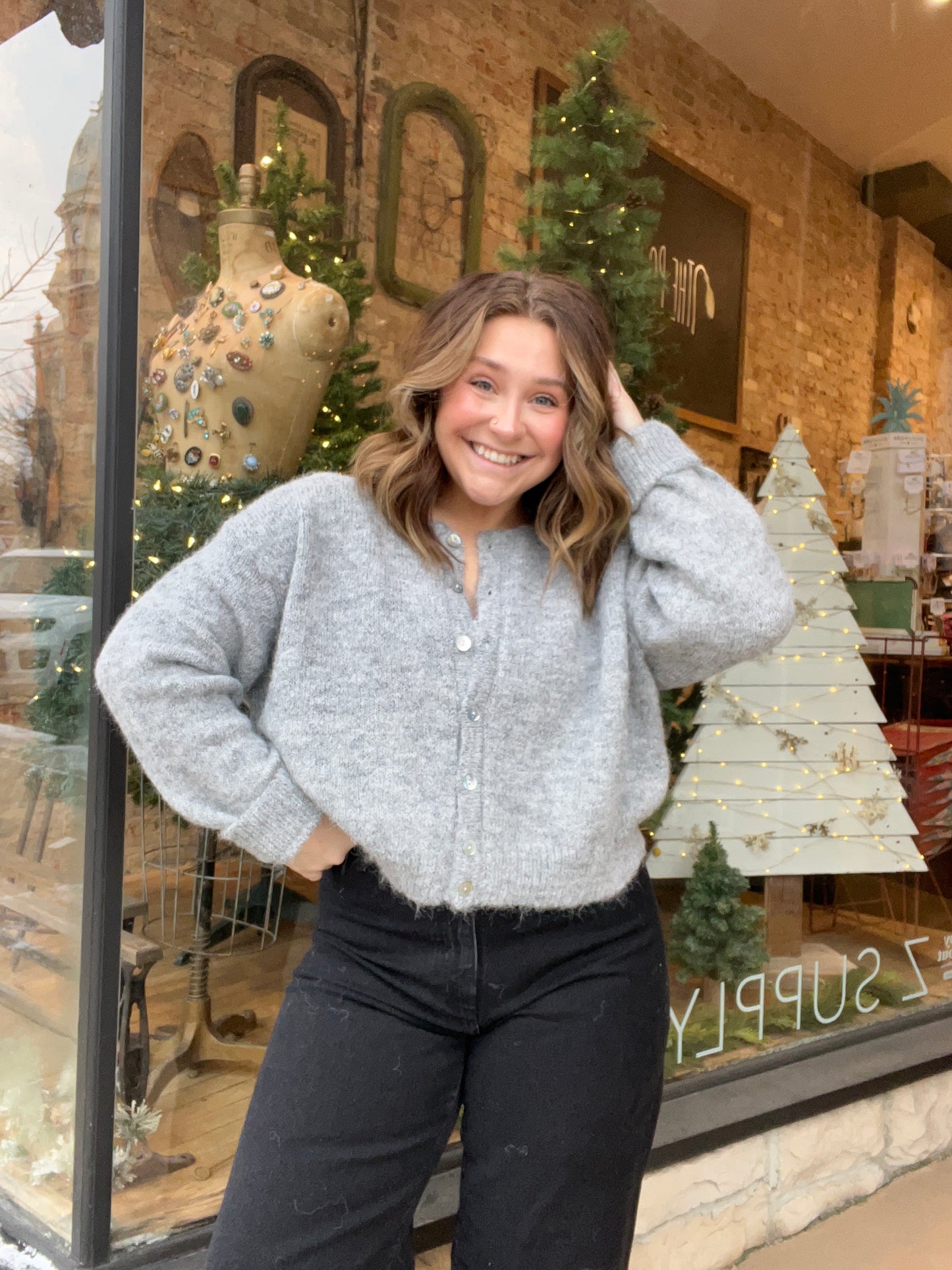 Knit Sweater Cardigan