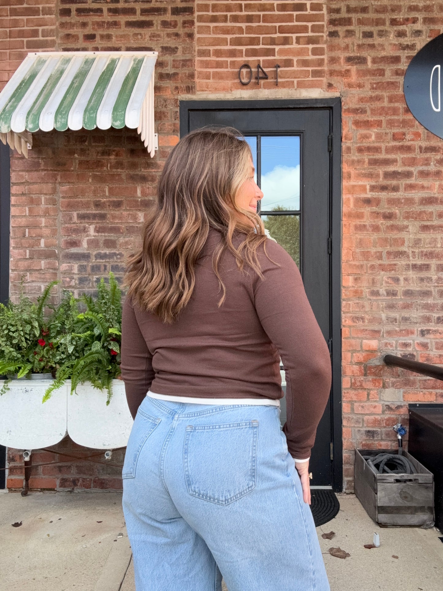 Trim Contrast Top