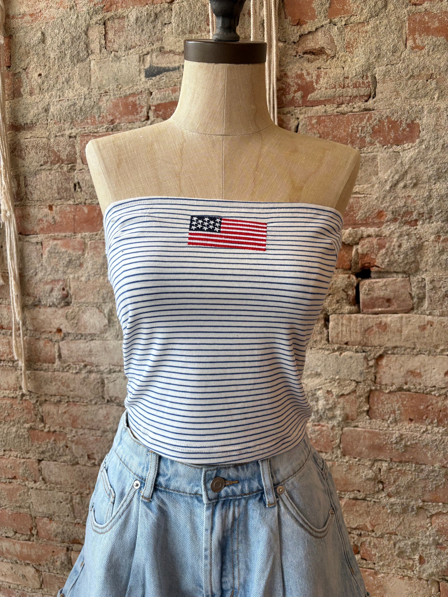 American Flag Tube Top