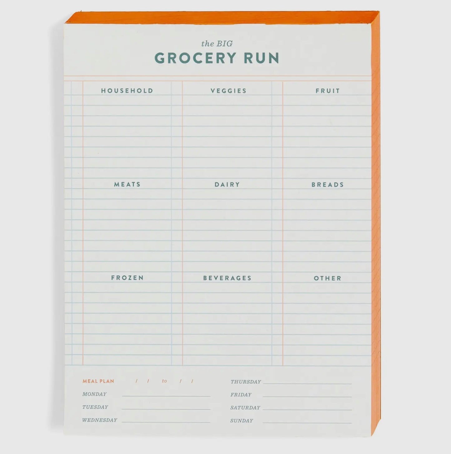 Grocery Run Notepad