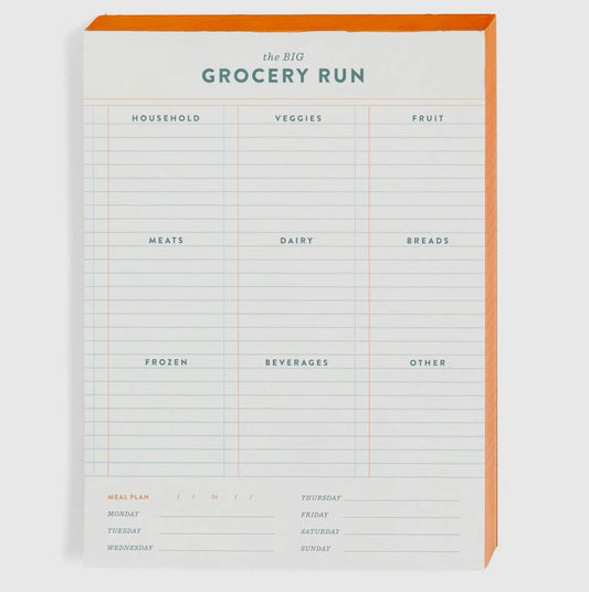 Grocery Run Notepad