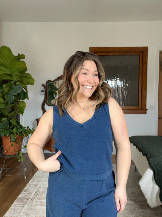 Z-Supply V-Neck Denim Tank