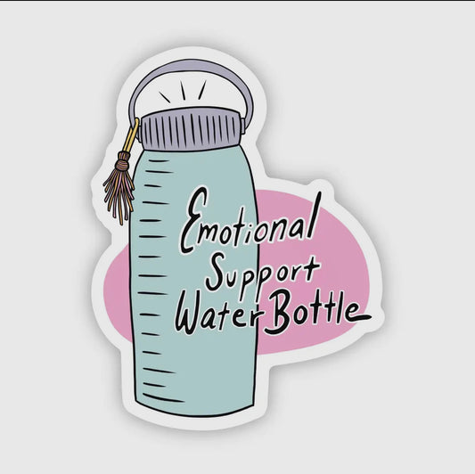Support Water Bottle Sticker