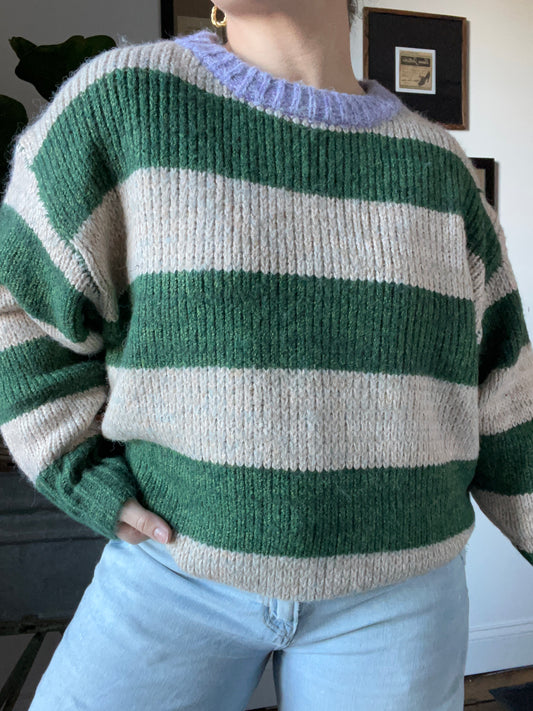 Oversized Striped Sweater