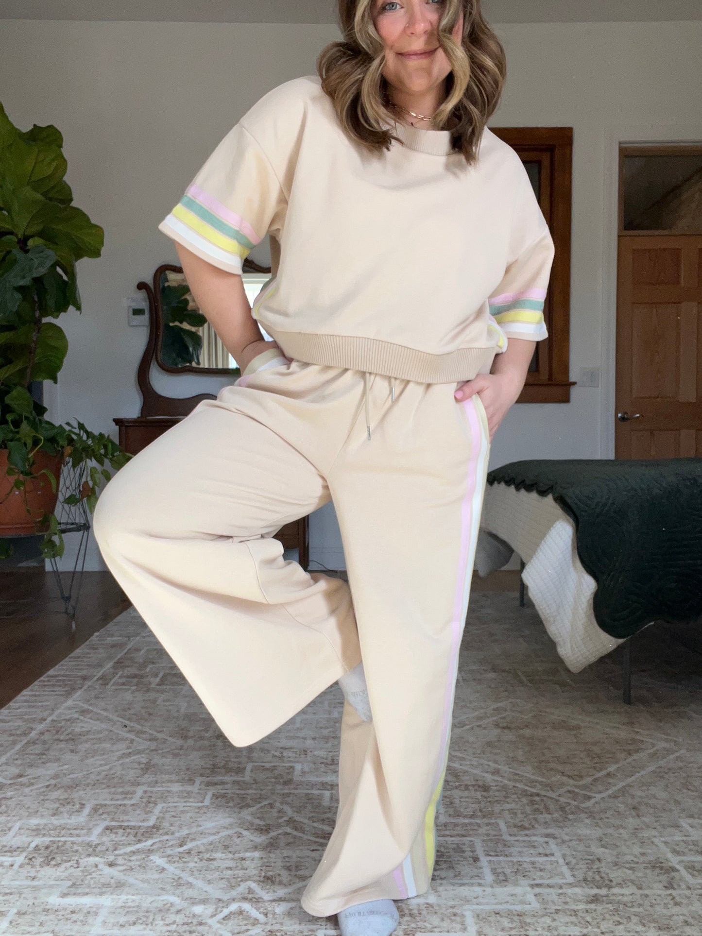 Spring Stripes Lounge Pants