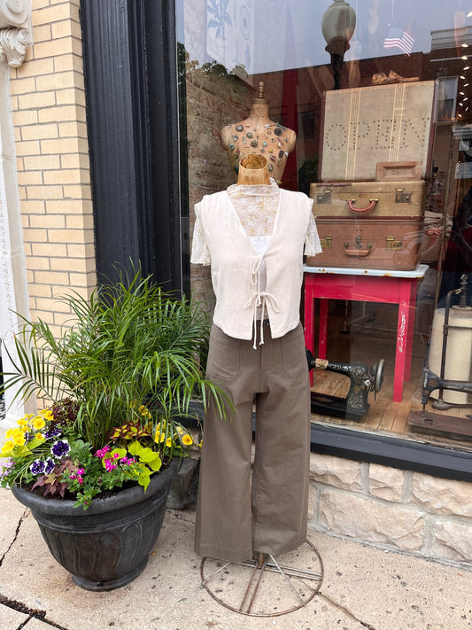 Linen Pocket Pants