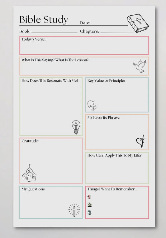 Bible Study Planner