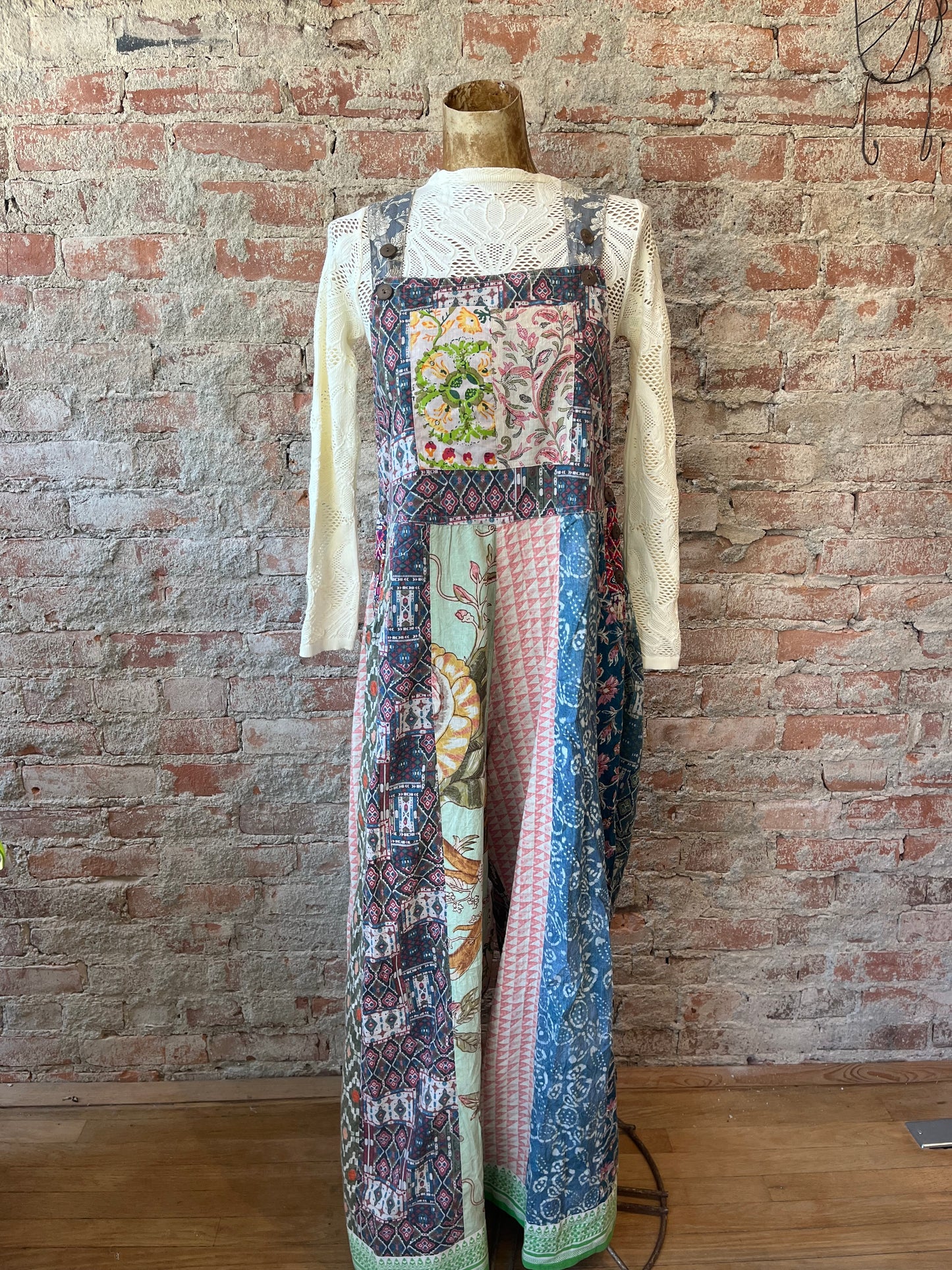 Traveler Patchwork Overalls
