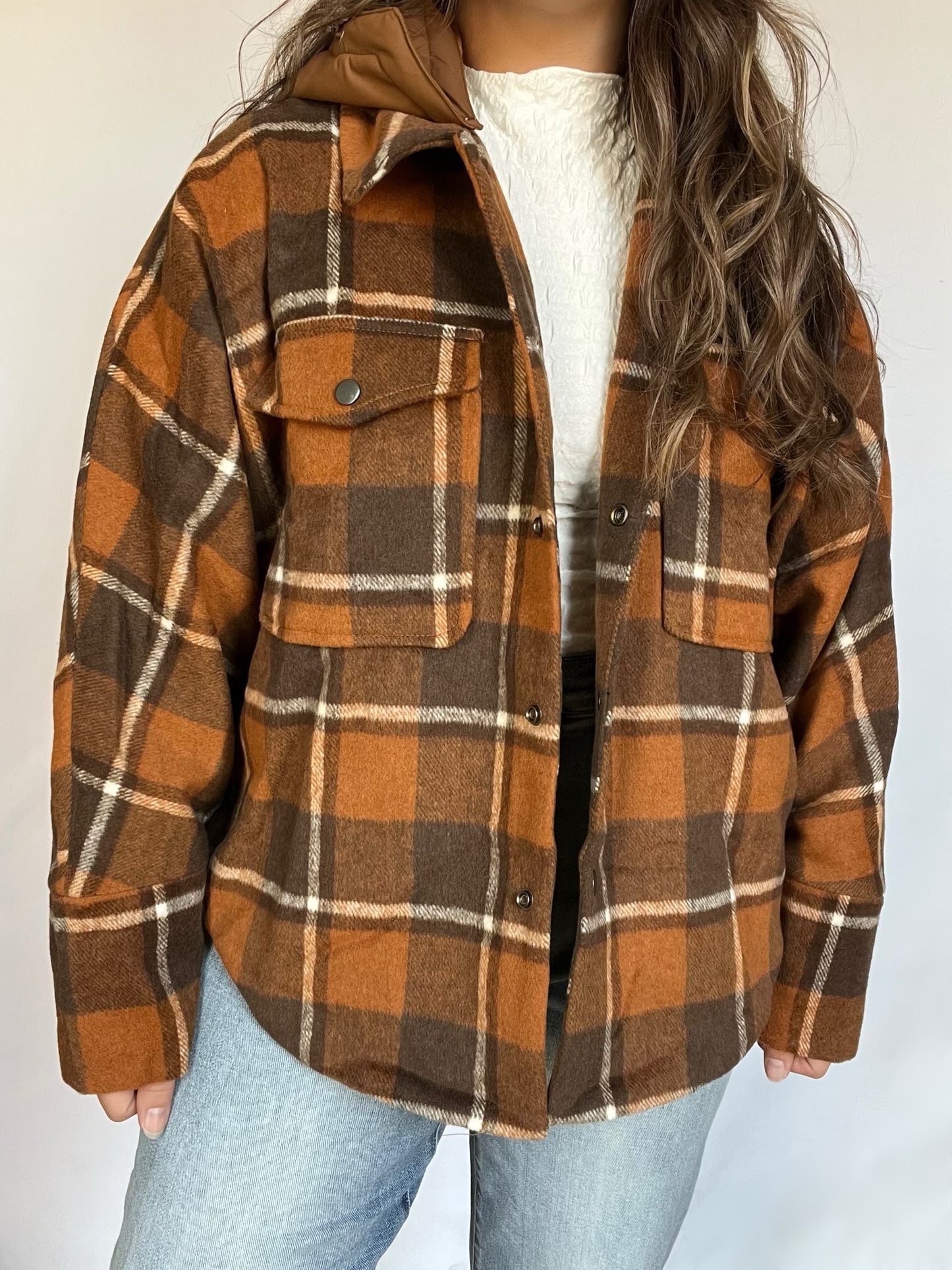 Plaid Hoodie Jacket