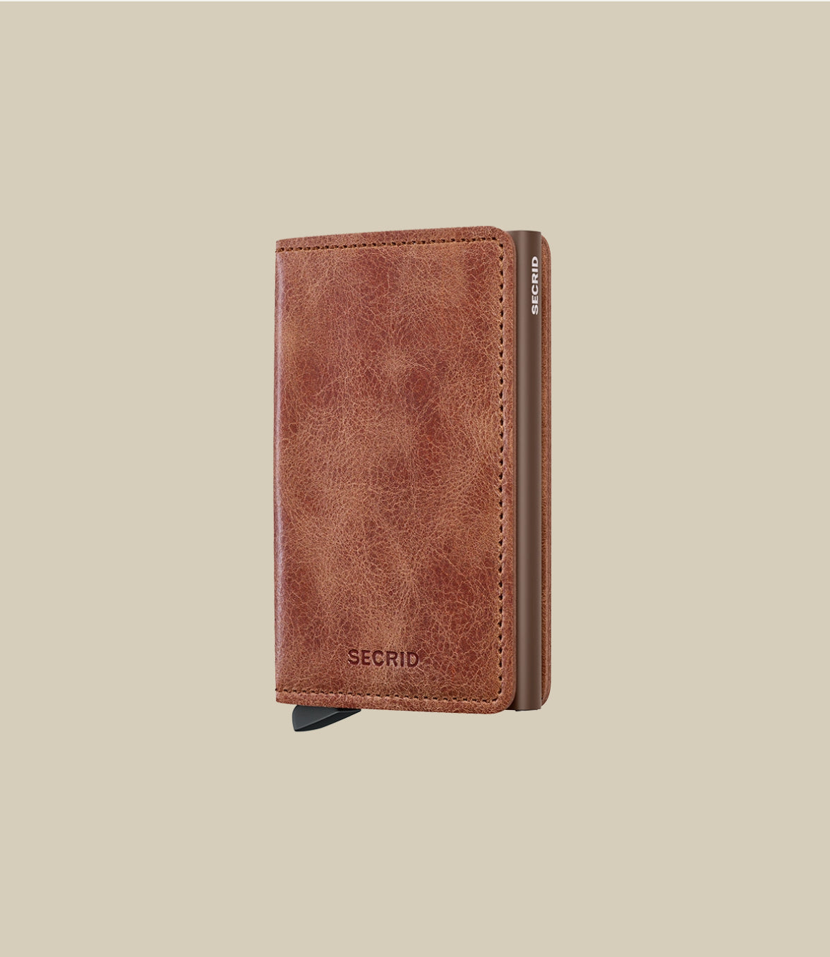 SECRID Slim-Wallet Vintage Cognac Brown