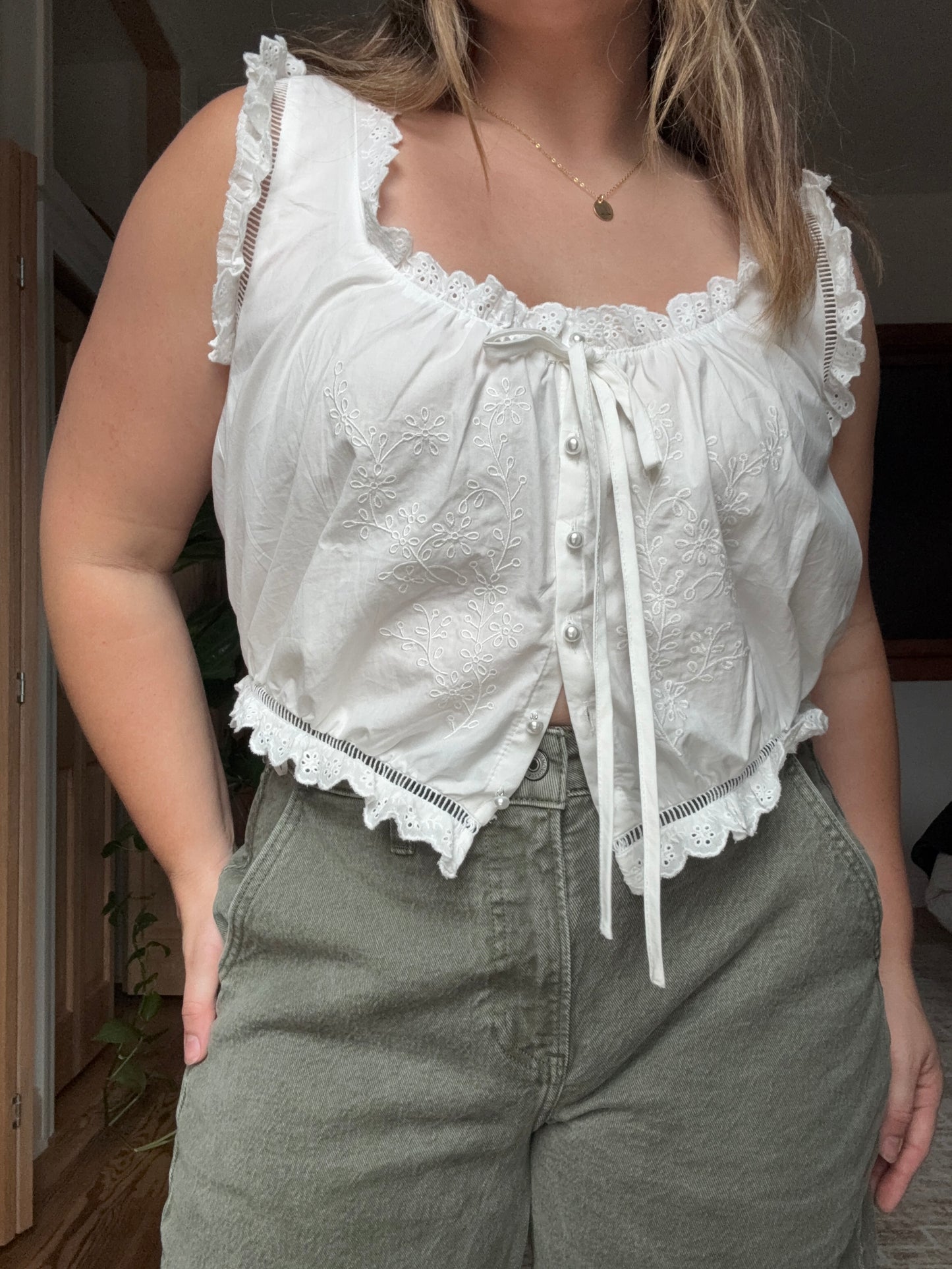 Ruffle Baby Doll Top