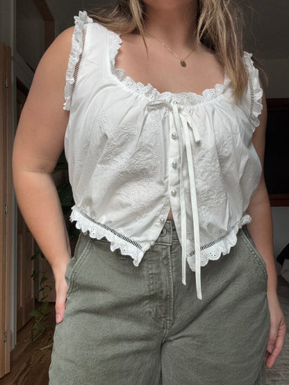 Ruffle Baby Doll Top