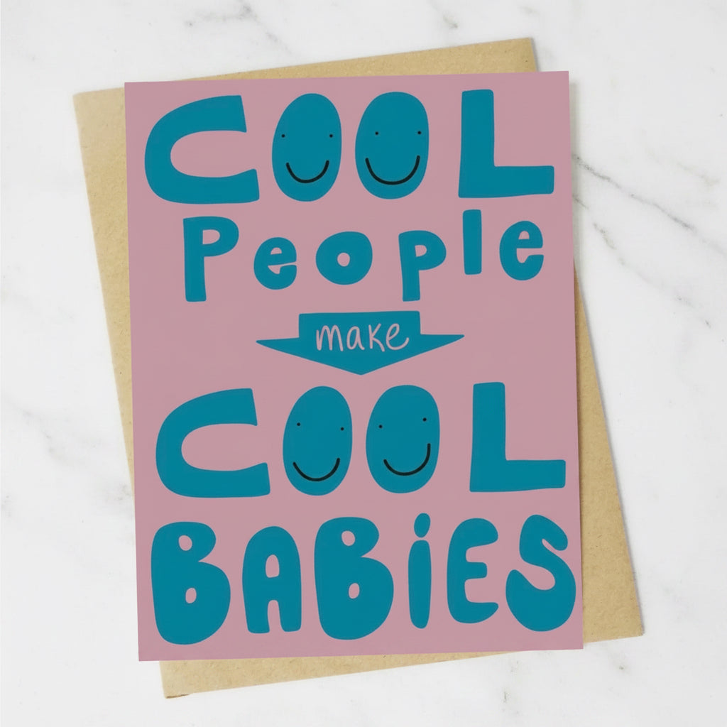 Cool People New Parent Card
