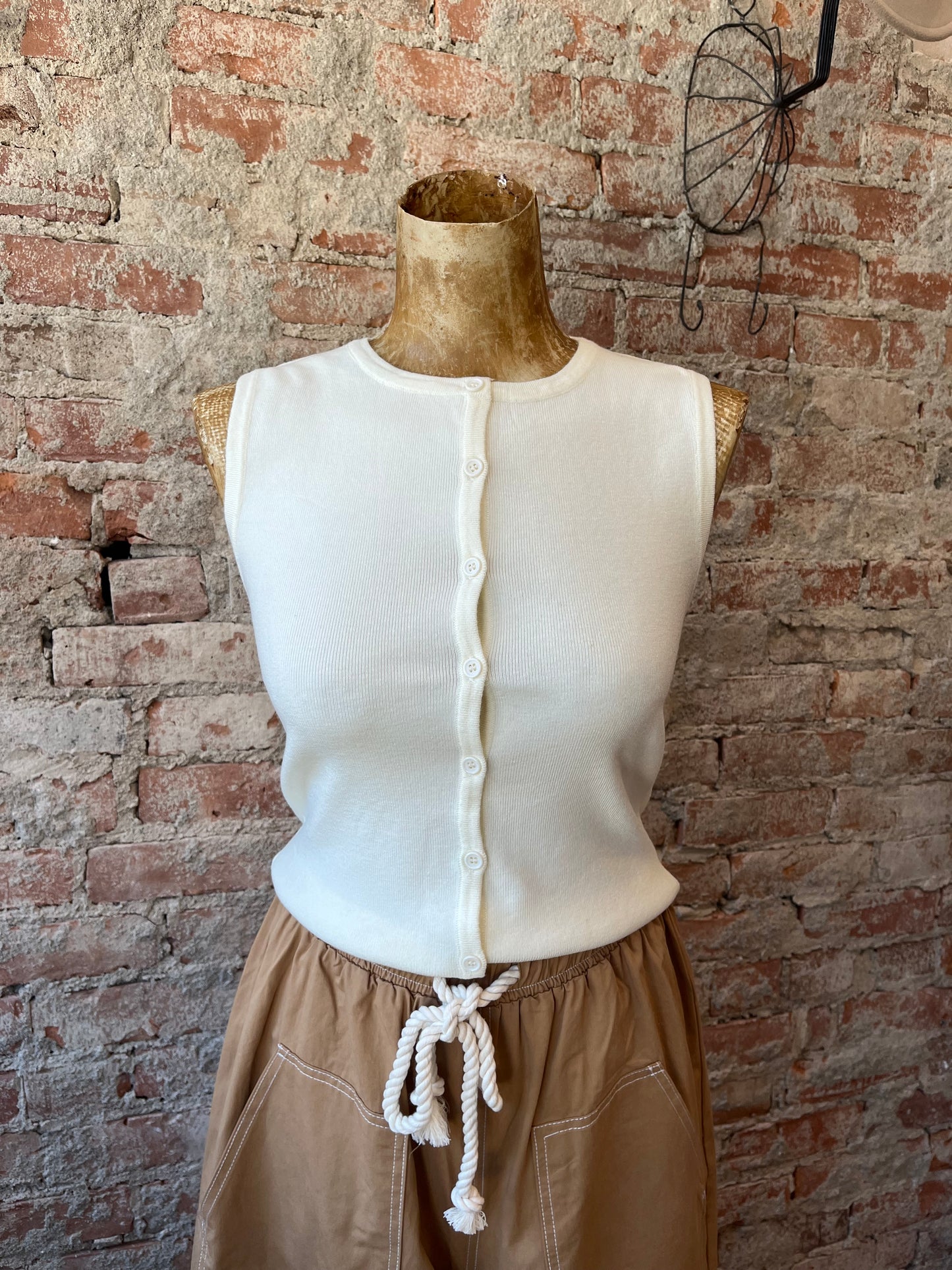 Button Front Vest