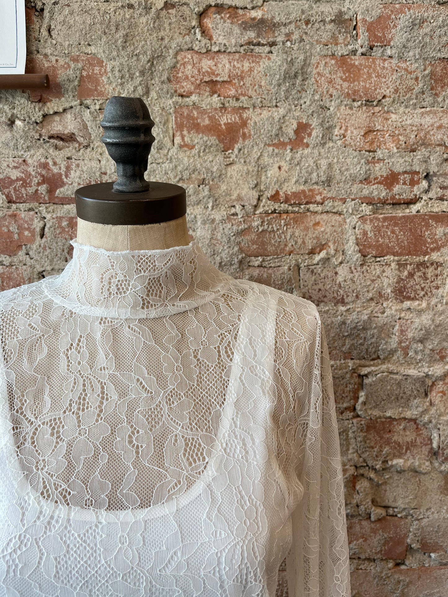 Elegant Lace Layering Top