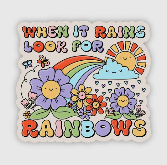 Look For Rainbows Sticker