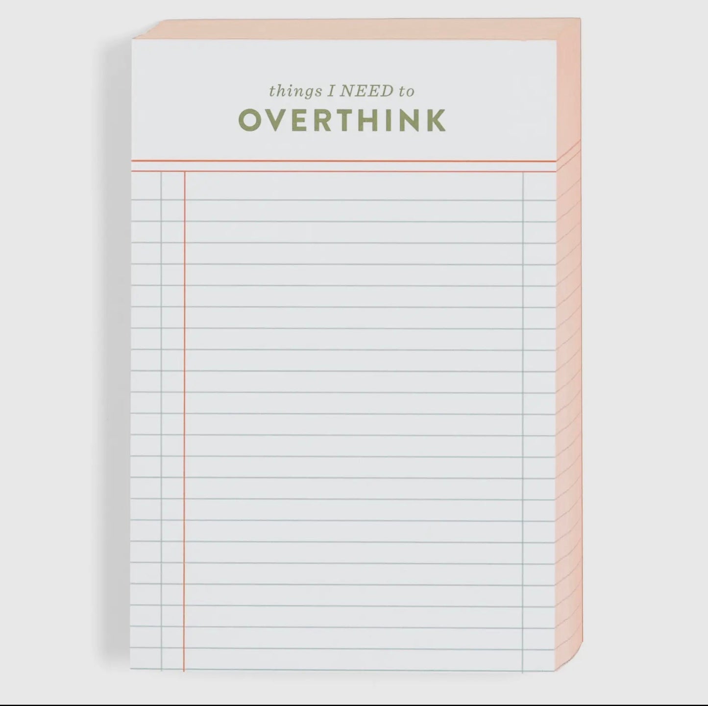 Things I Need to Overthink Notepad