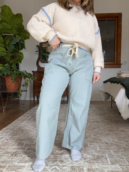 Stripe Denim Jeans