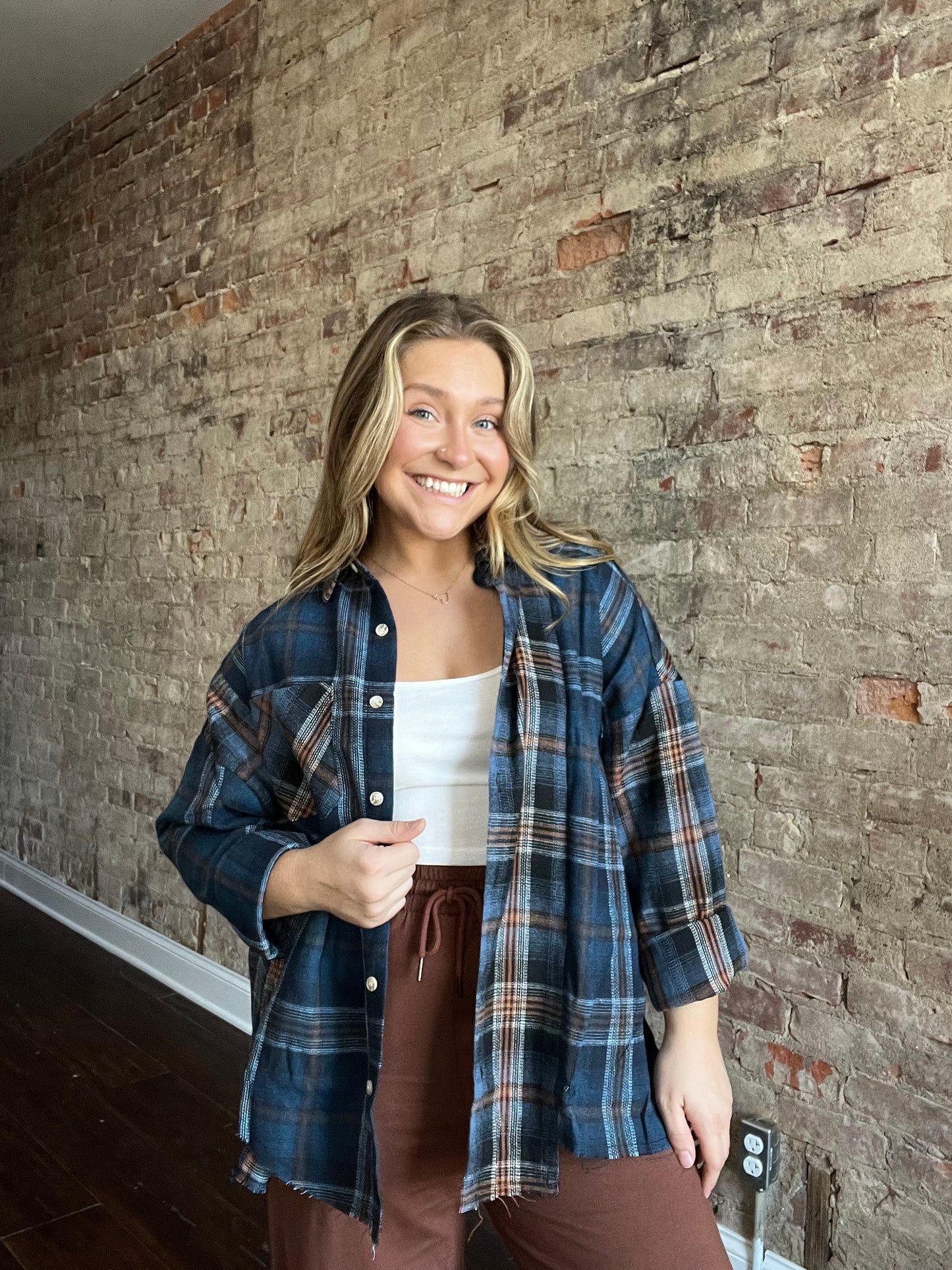 Fall Flannel Top