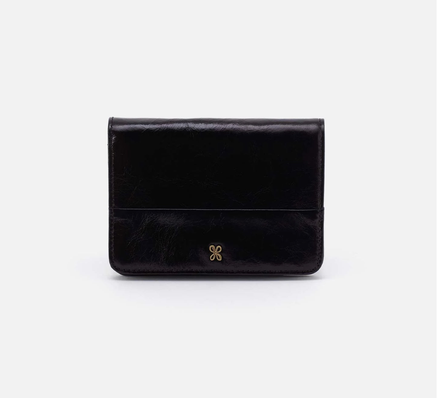 Hobo Jill Bifold Black Wallet