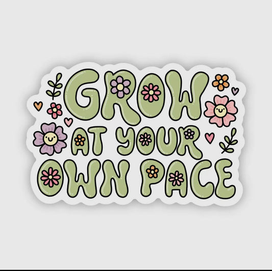 Own Pace Sticker