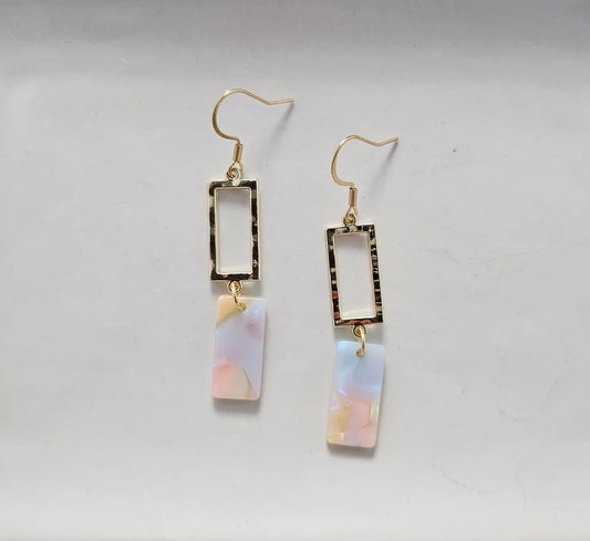 Raya Earrings - Pastel Rainbow