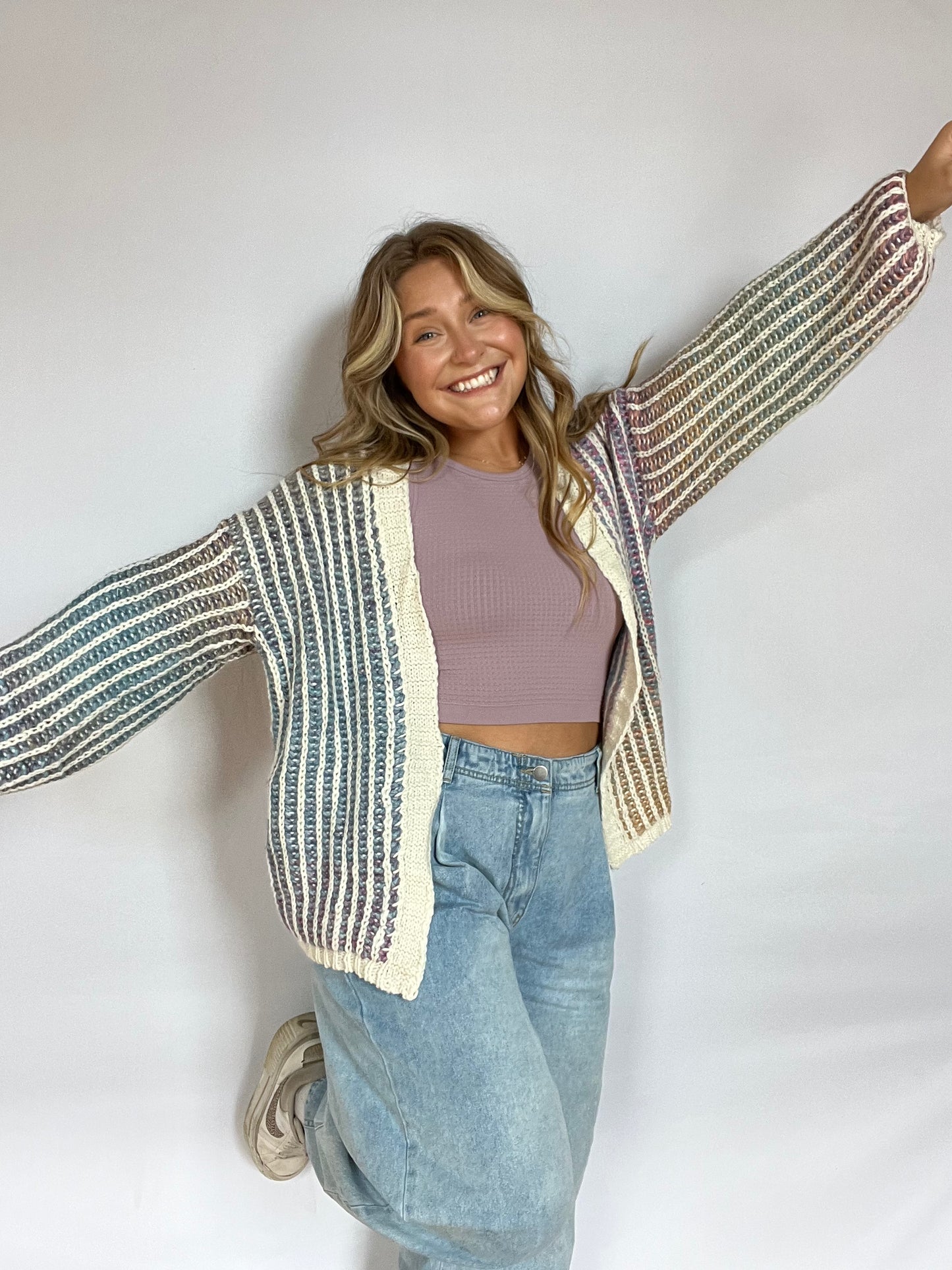 Ombré Knit Cardigan