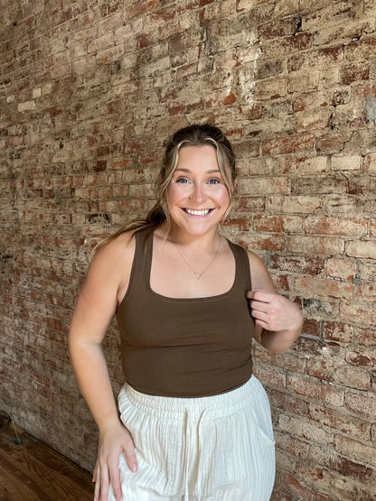 Scoop Neck Tank Top