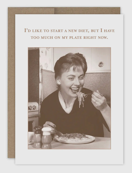 Diet Birthday Card