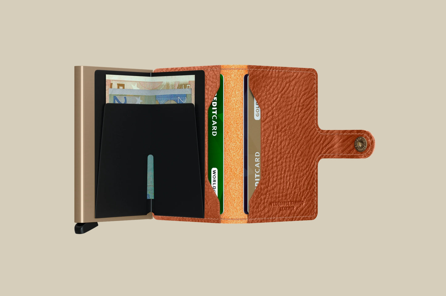 SECRID Mini-Wallet Vegan Caramello Sand