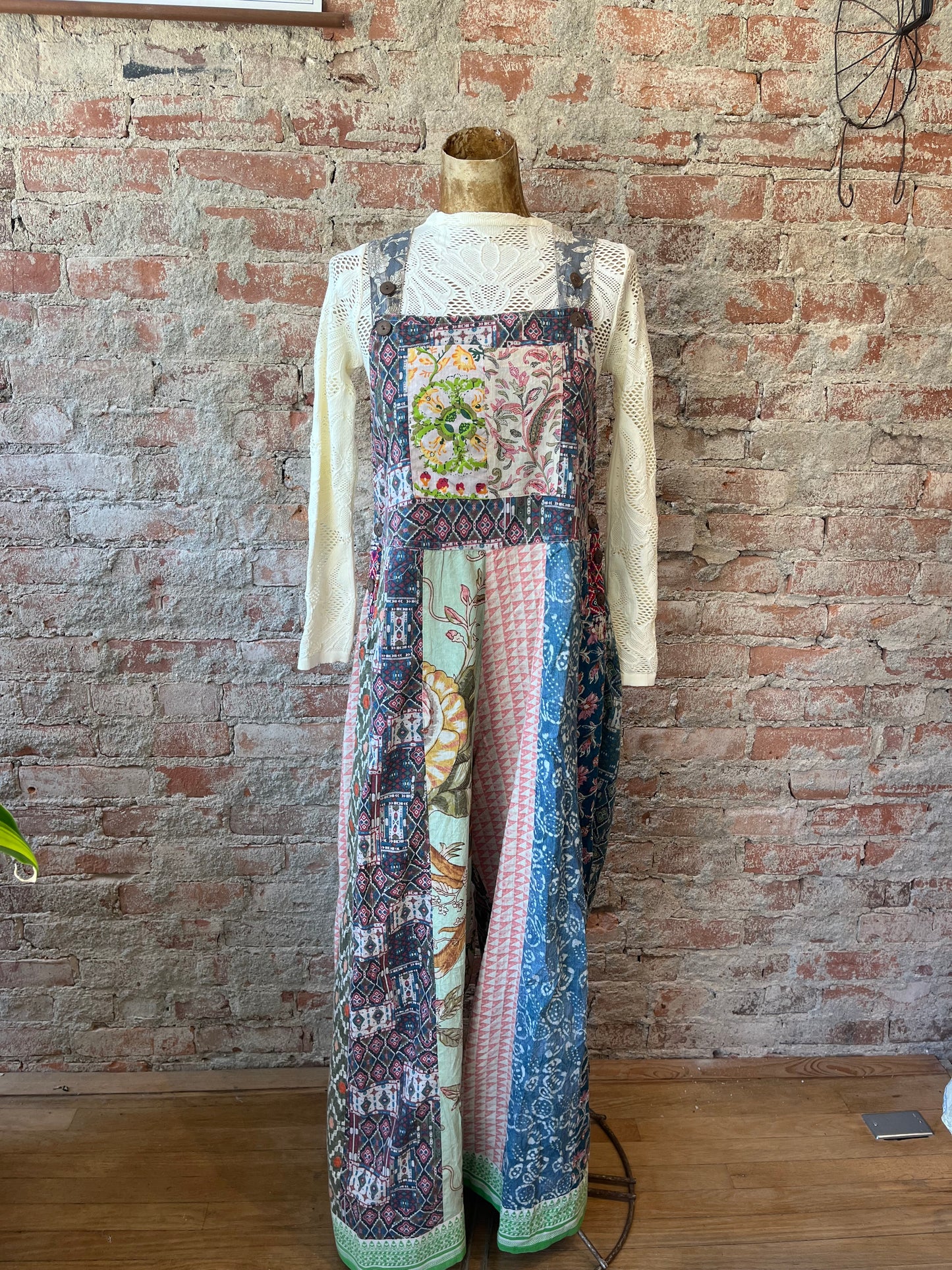 Traveler Patchwork Overalls