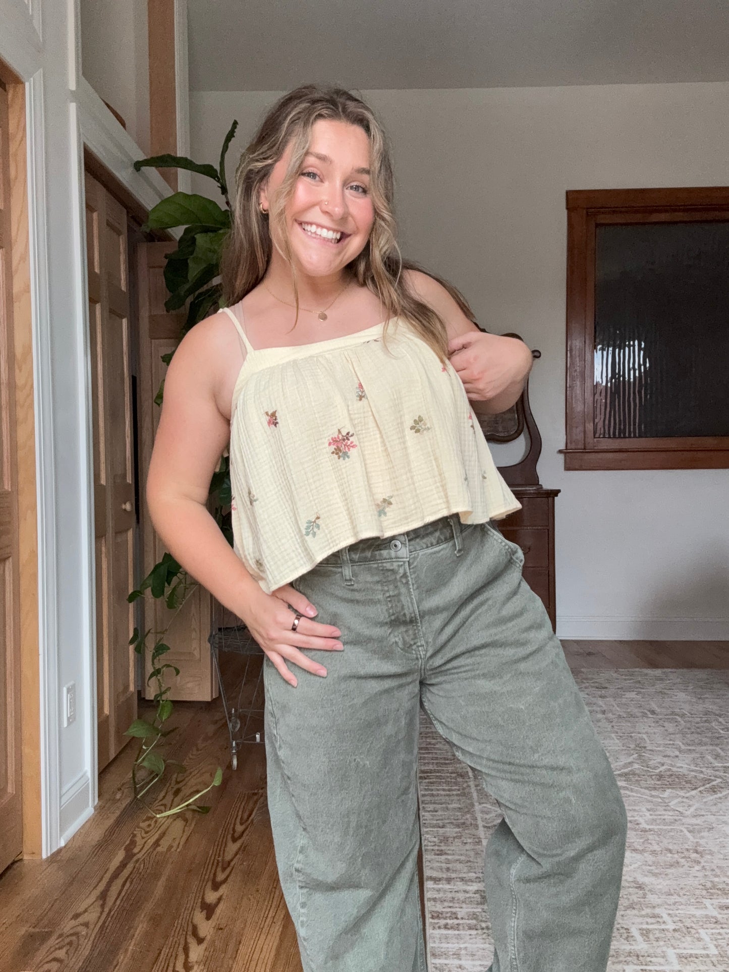Woven Cami Top