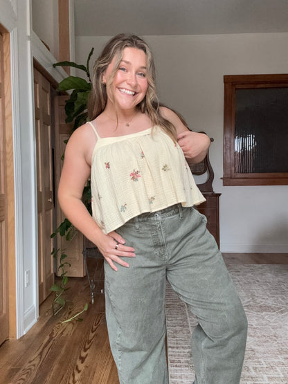 Woven Cami Top