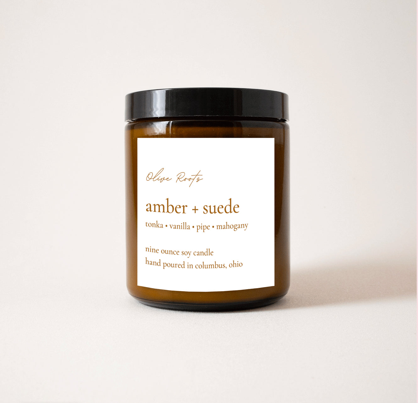 Amber + Suede Candle