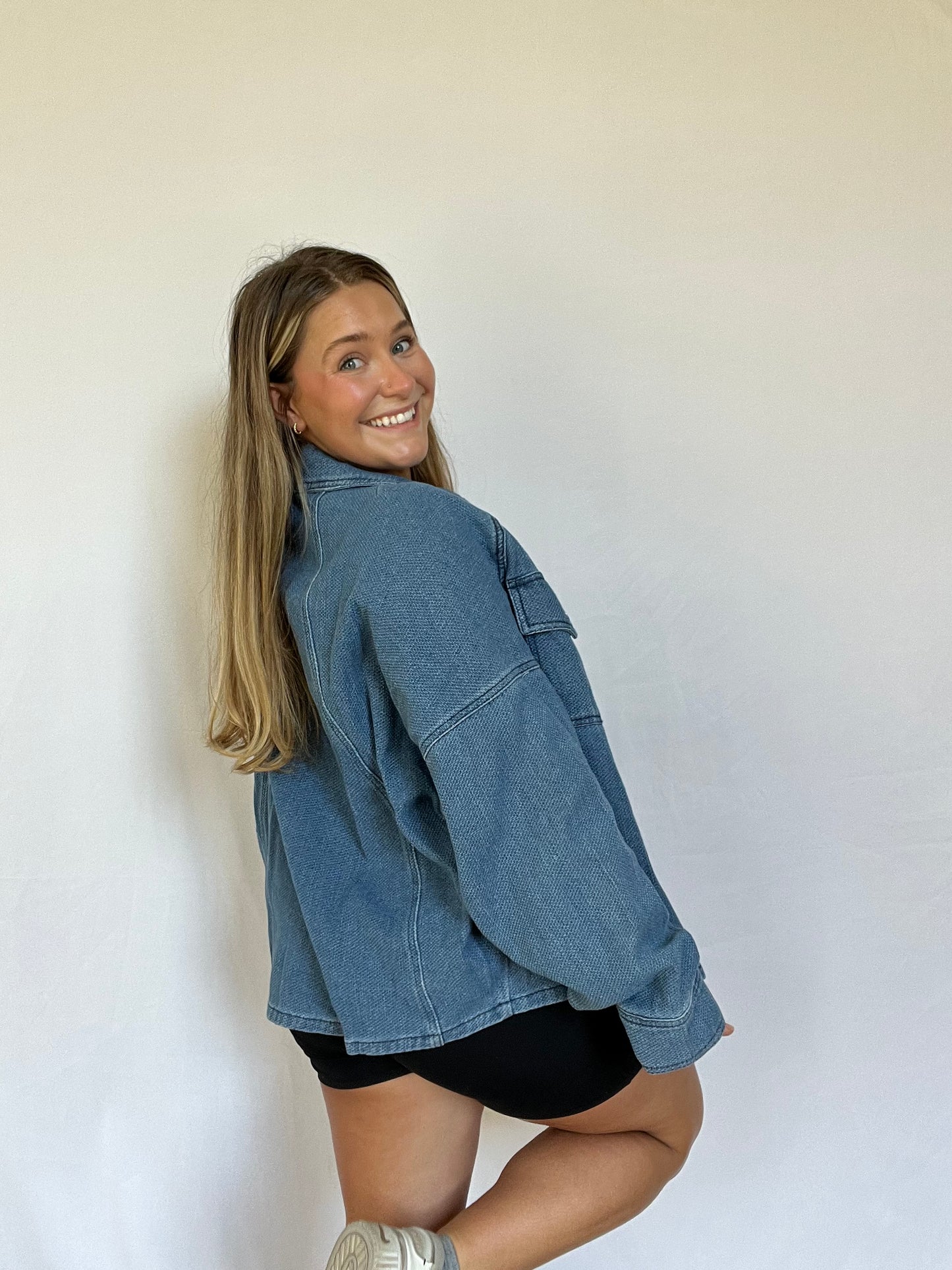 Denim Button Up Jacket