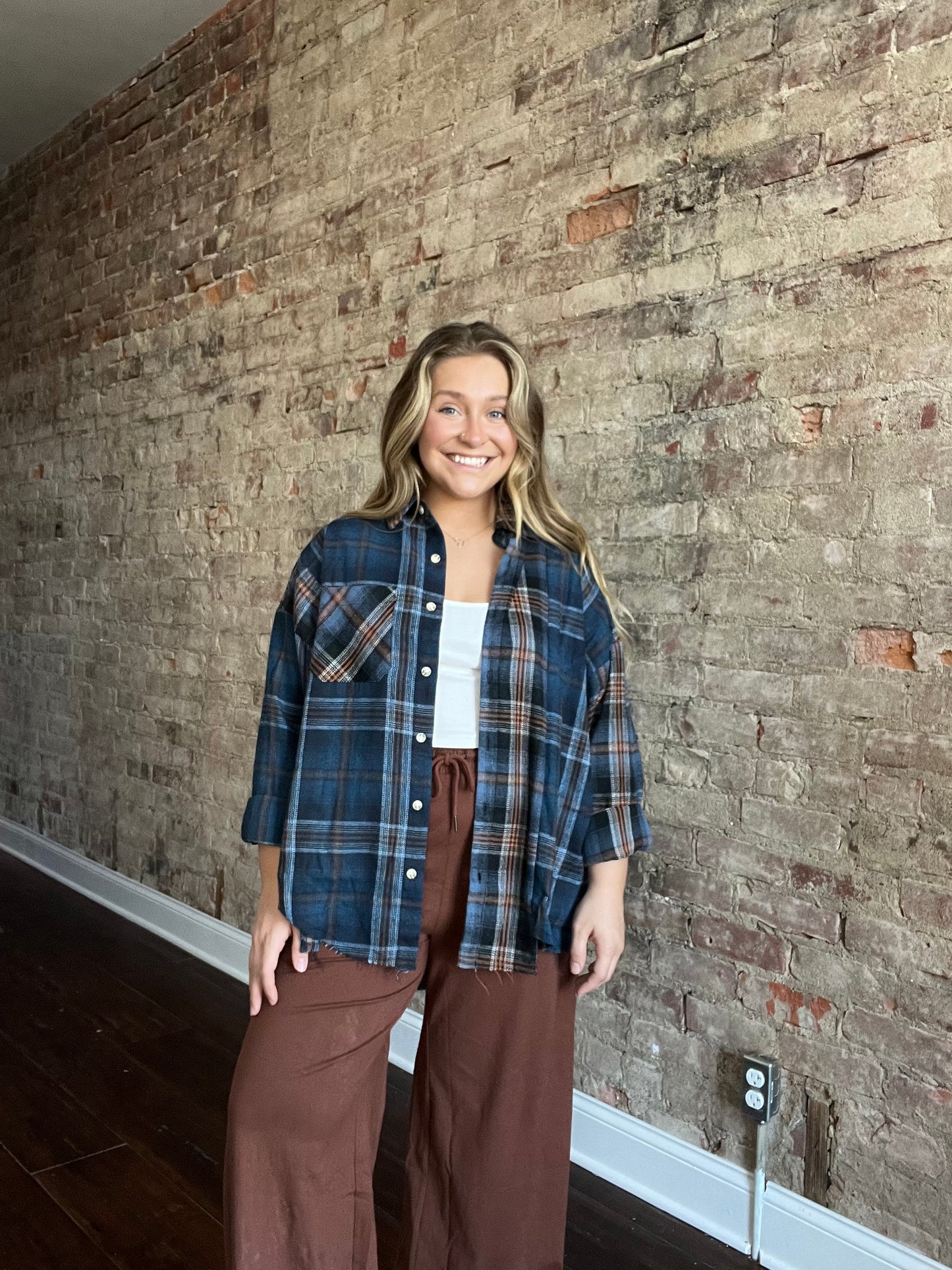 Fall Flannel Top