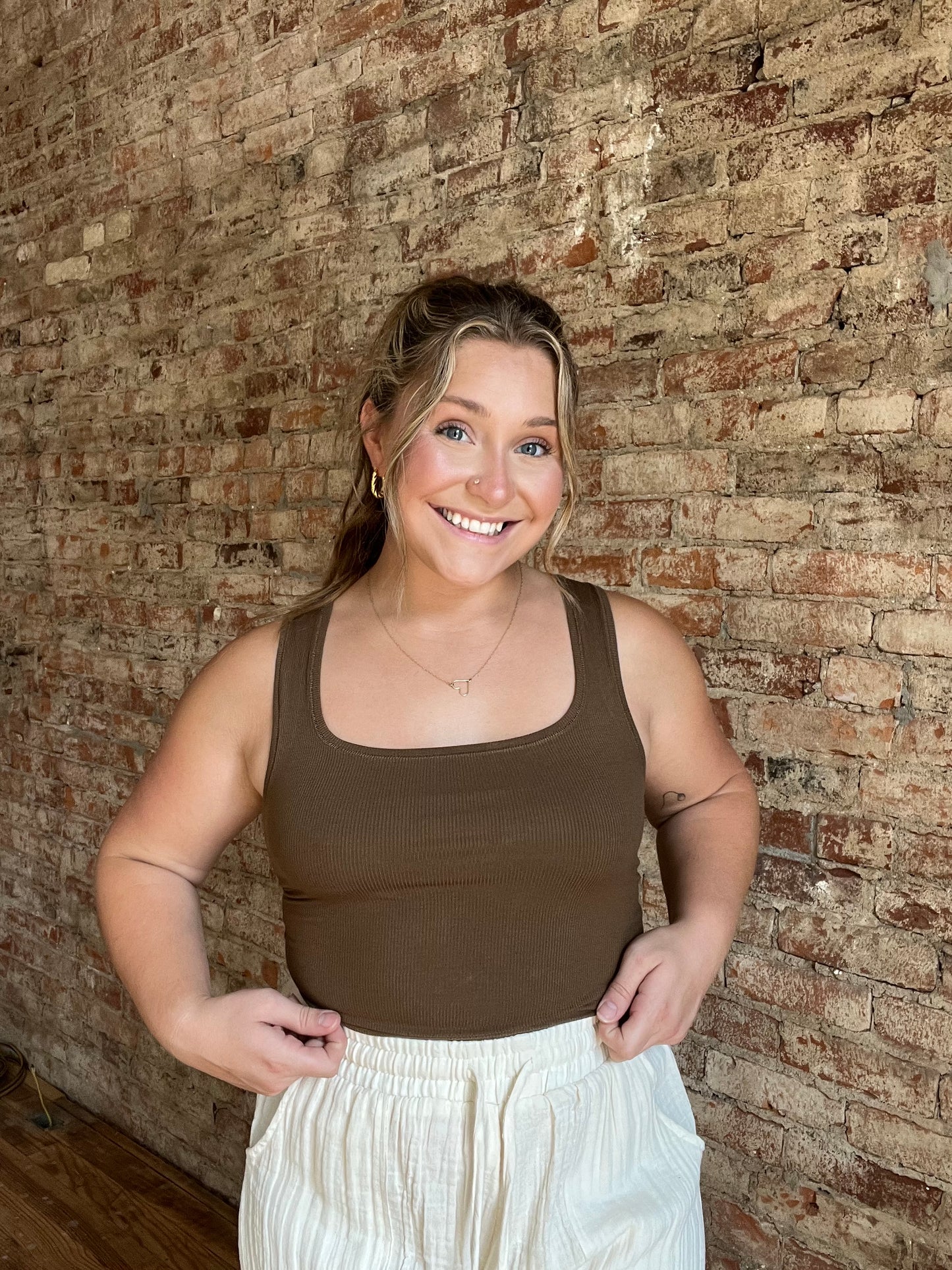 Scoop Neck Tank Top