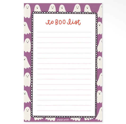 To Boo List Note Pad