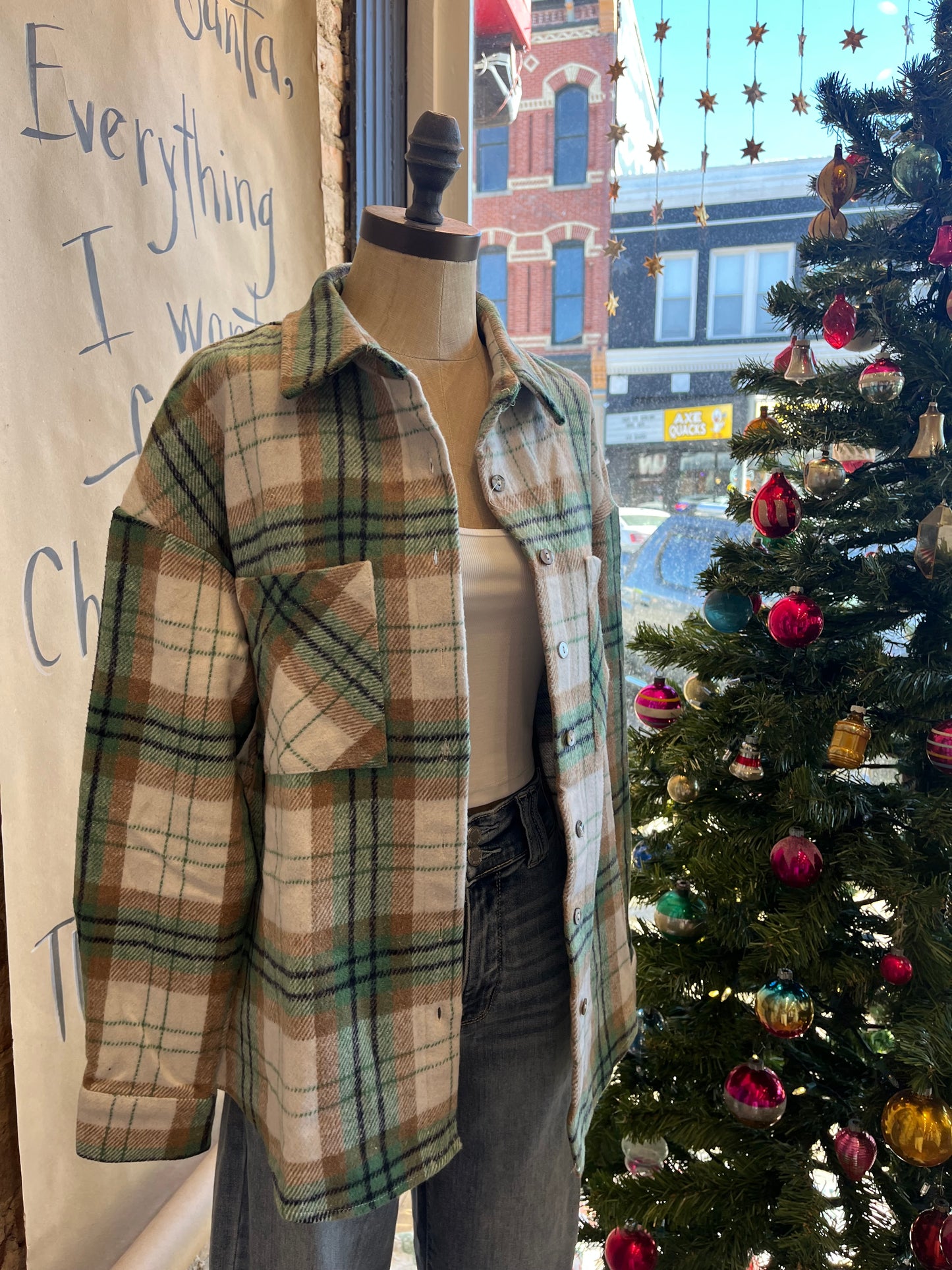 Green & Khaki Flannel